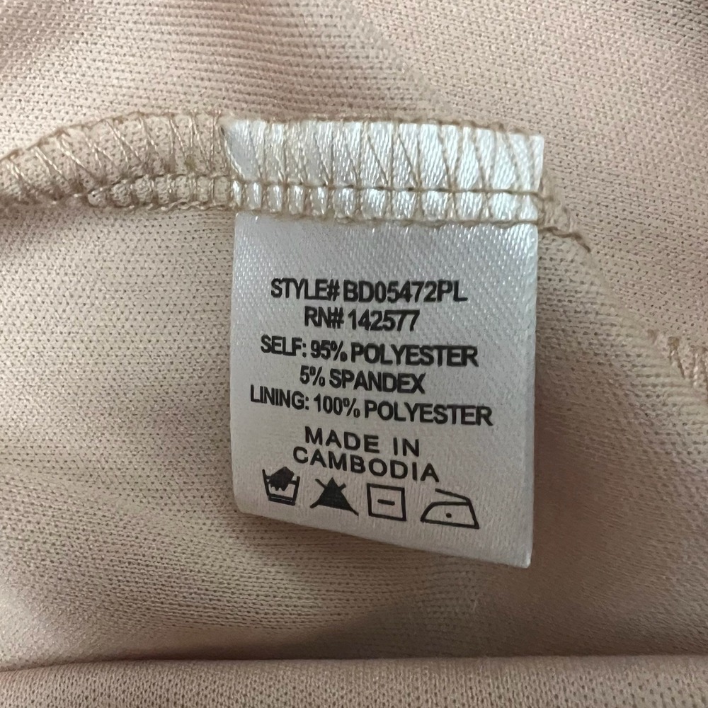 Blashe Solid Sequin Spaghetti Strap Dress Size Xl… - image 8